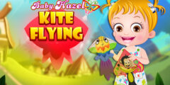 Baby Hazel Kite Flying