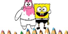 BTS Sponge Bob Coloring