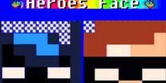 Draw Pixels Heroes Face