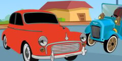 Old Timer Cars Coloring